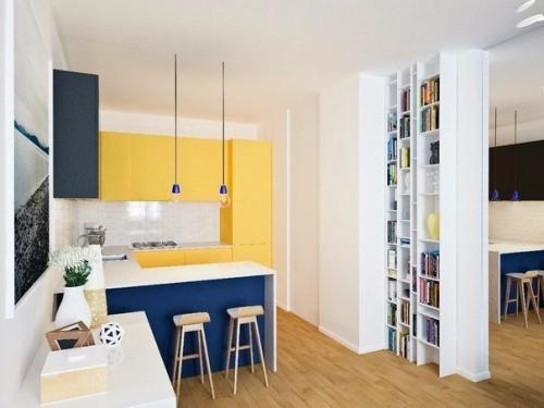 Светлый интерьер квартиры 45 кв.м 06