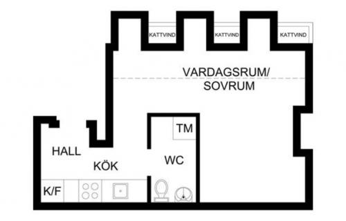 Романтика под крышей на 46 кв.м 08