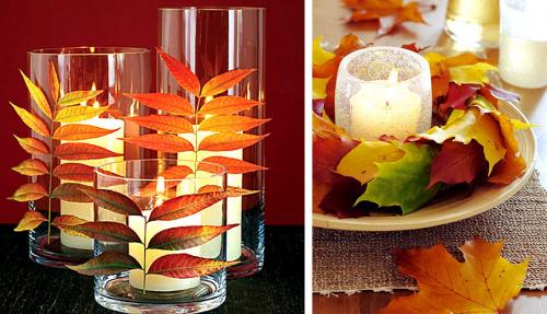 Яркий осенний декор квартиры 02