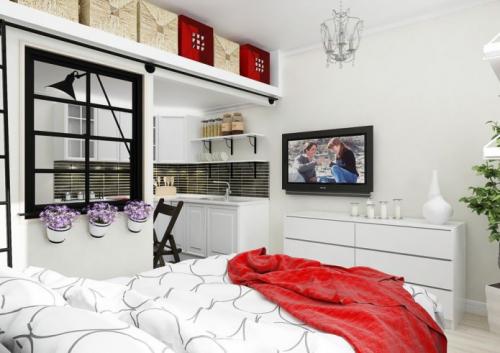 Небольшая студия 25 кв. м 07