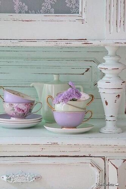 Мятный цвет в интерьере 01