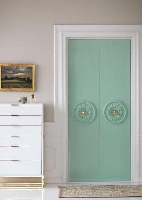 Мятный цвет в интерьере 02