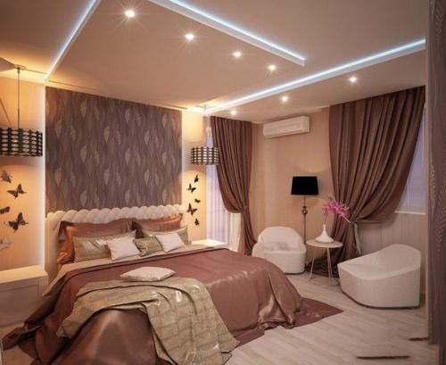 Стильные и уютные спальни 05