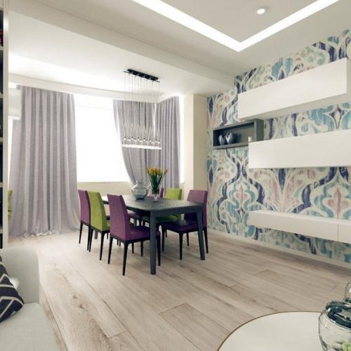 Интерьер просторной светлой студии 06