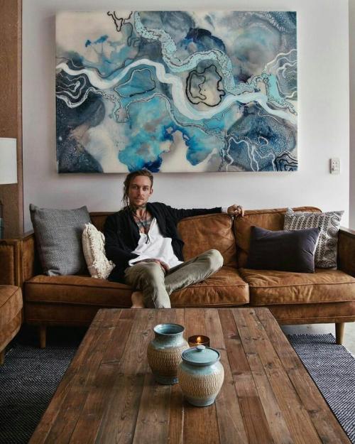 Удивительные картины в интерьере 01