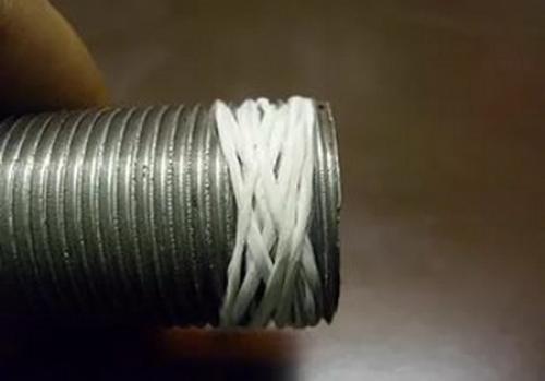 Как правильно наматывать фум нить. Как наматывать сантех нить типа Тангит