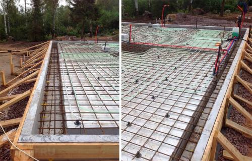 Строительство фундамента ушп. Фундамент «плита шведская» — назначение и область применения