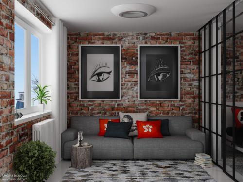 Дизайн интерьера маленькой квартиры 02