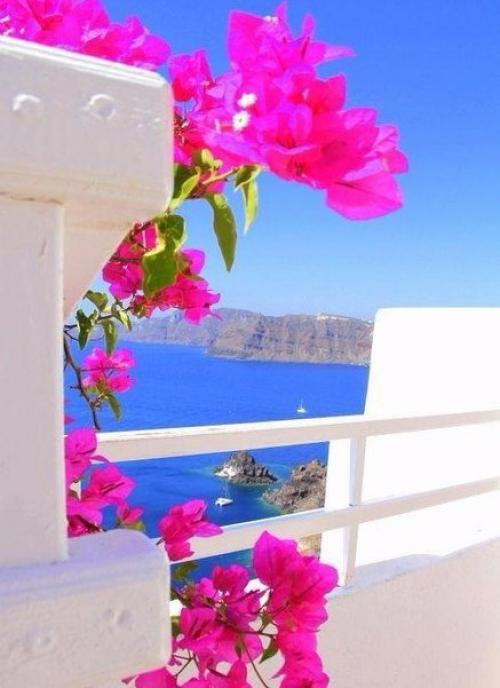 Красота острова Санторини, Греция 02