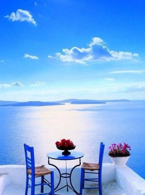 Красота острова Санторини, Греция 03