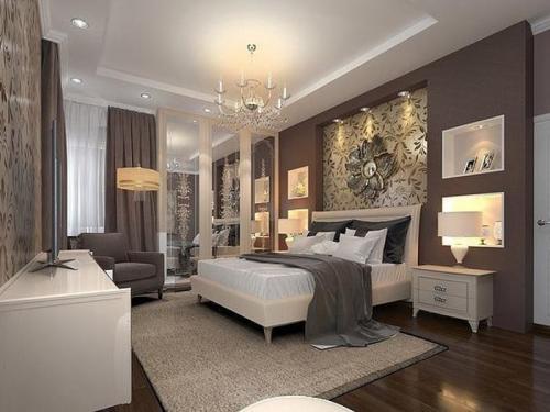 Варианты оформления спальни 09