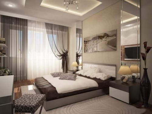 Варианты оформления спальни 14