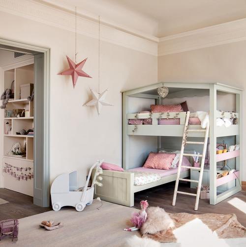 Прекрасные варианты детских на двоих или троих деток 08