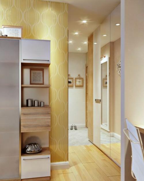 Отличный вариант перепланировки 2-ух комнатной хрущевки (45 кв.м) 03