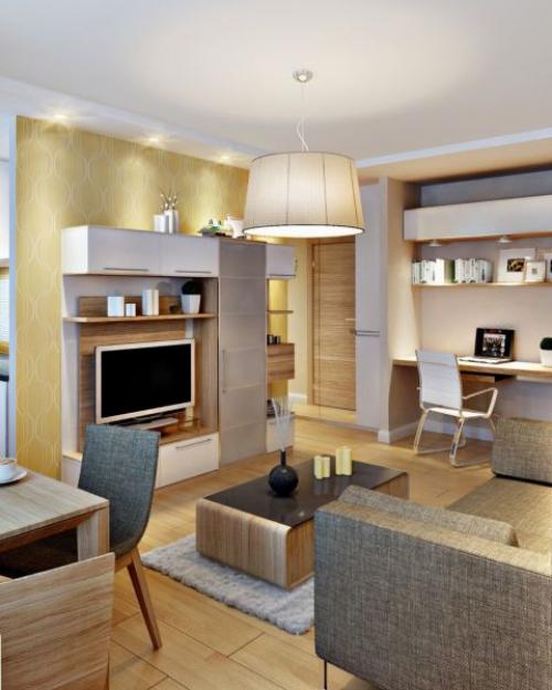 Отличный вариант перепланировки 2-ух комнатной хрущевки (45 кв.м) 02