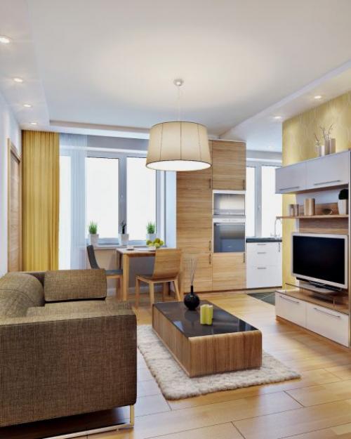 Отличный вариант перепланировки 2-ух комнатной хрущевки (45 кв.м) 04