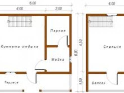Проекты бань домов с мансардой. Специфичность компактных проектов домов-бань с мансардой 15 Проекты бань домов с мансардой. Специфичность компактных проектов домов-бань с мансардой 15