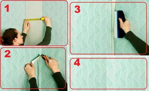 Как клеить обои в закругленных углах. Как оклеивать углы