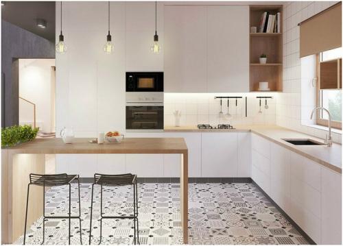 Оригинальность кухонного фартука 03