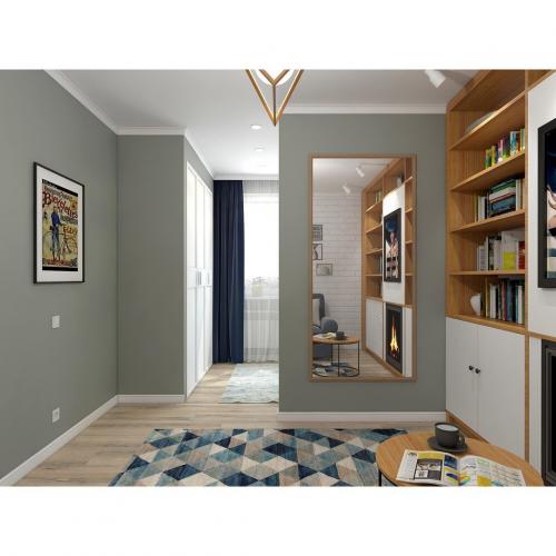 Однокомнатная квартира 38 кв. м. для девушки 05