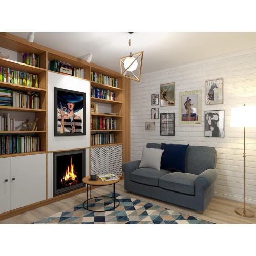 Однокомнатная квартира 38 кв. м. для девушки 01