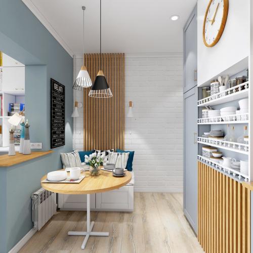 Однокомнатная квартира 38 кв. м. для девушки 04