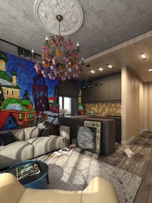 Квартира-студия для 1 человека. 28 кв. м. 05