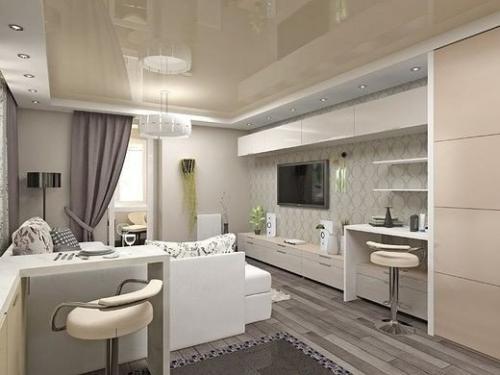 Дизайн квартиры-студии 32 кв. м. 04