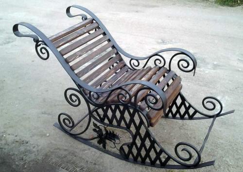 Кресло качалка из металла своими руками. Как из металла своими руками сделать кресло-качалку (размеры, чертежи, фото)