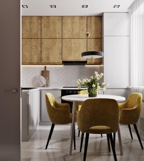 Проект кухни-гостиной 03