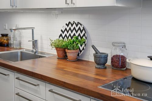 Столешница из натурального дерева. Виды деревянных столешниц для кухни