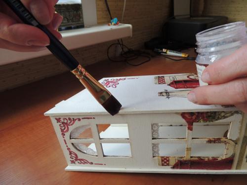 Чайный домик в стиле прованс декупаж. Вам понадобятся: