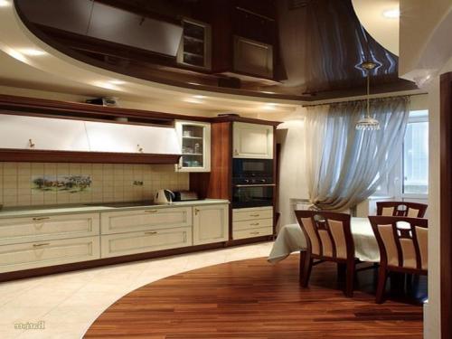 Как расположить точечные светильники на маленькой кухне. Акцентное освещение кухни