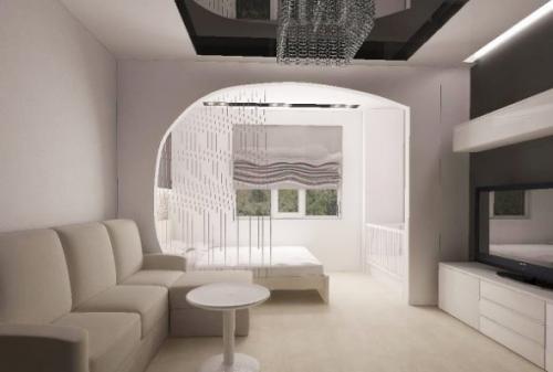 Интерьер зал с кроватью. Как разделить комнату на гостиную и спальню: возможные варианты