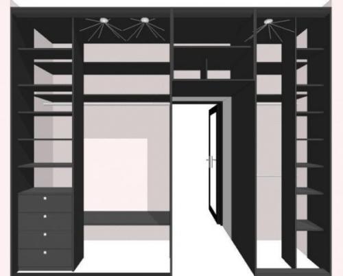 Шкаф вокруг двери в прихожей. Преимущества