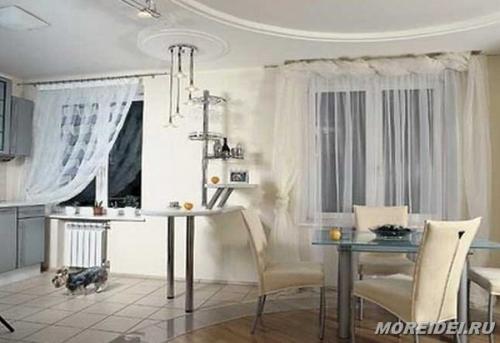 Зонирование прихожей и гостиной. Главные приемы разделения пространства 33