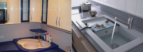 Какие раковины для кухни самые практичные. Нержавейка или камень?