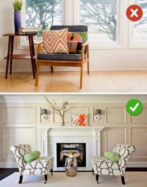 Гостиная при входе. Частые ошибки в дизайне гостиной, с которыми комната теряет уют и становится шаблонной