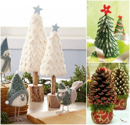 Елка в маленькой комнате. Новогодний декор: 10 идей для маленькой квартиры