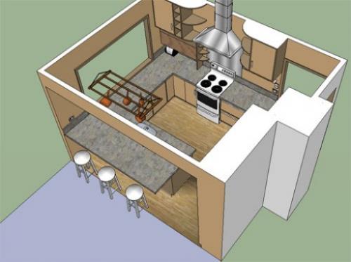 Как сделать маленькую кухню функциональной. Как сделать кухню-малютку комфортной 17 Как сделать маленькую кухню функциональной. Как сделать кухню-малютку комфортной 17