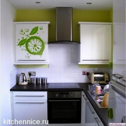 Дизайн маленькой угловой кухни. Мебель, какого цвета подойдёт для малогабаритной кухни