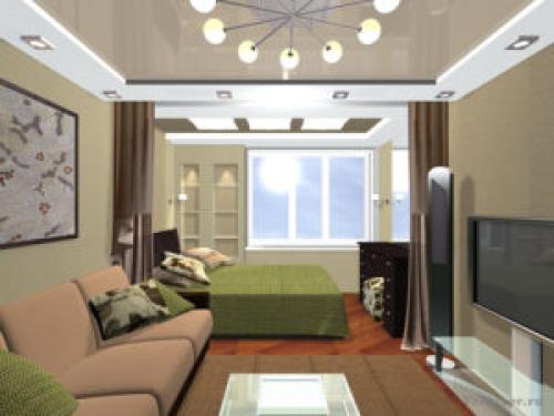 Дизайн однокомнатной хрущевки с нишей. Особенности оформления