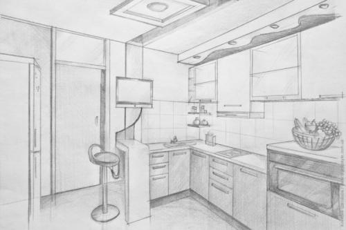 Интерьер маленькой кухни 6 кв. метров. Планировка маленькой кухни 6 кв м