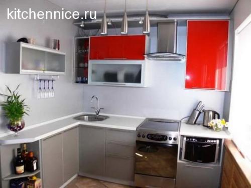 Дизайн маленькой угловой кухни. Мебель, какого цвета подойдёт для малогабаритной кухни