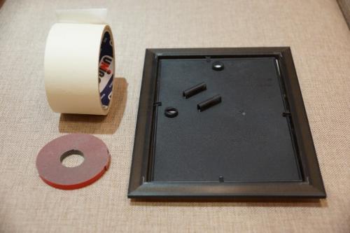 Как повесить тяжелый плакат на стену. №1. Двусторонний скотч