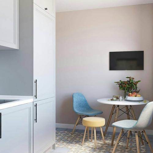 Небольшая кухня 6 кв. м. 02