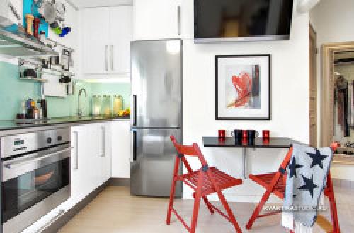 Дизайн квартиры студии 17 кв м фото