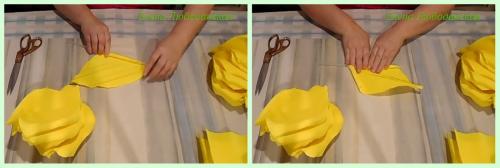 Цветы из бумаги большие. Детальный способ