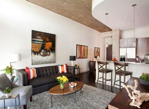 Кухня гостиная 16 кв кухня с слева. Дизайн кухни-гостиной 16 кв. м: варианты планировки