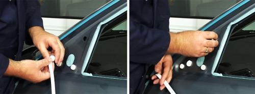 Когда снимать малярный скотч после покраски. Маскировка проемов